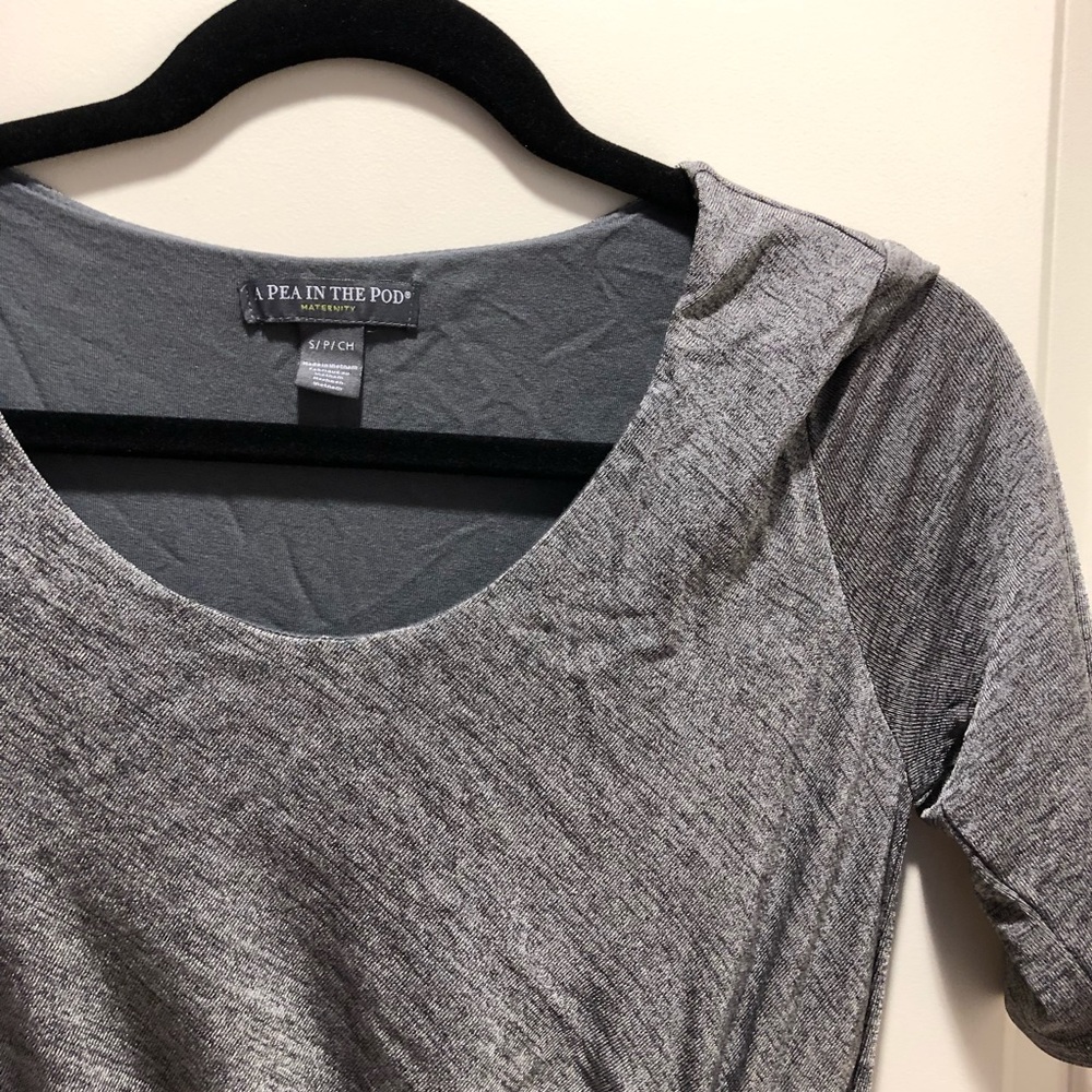 Maternity—A Pea in the Pod Gray dress